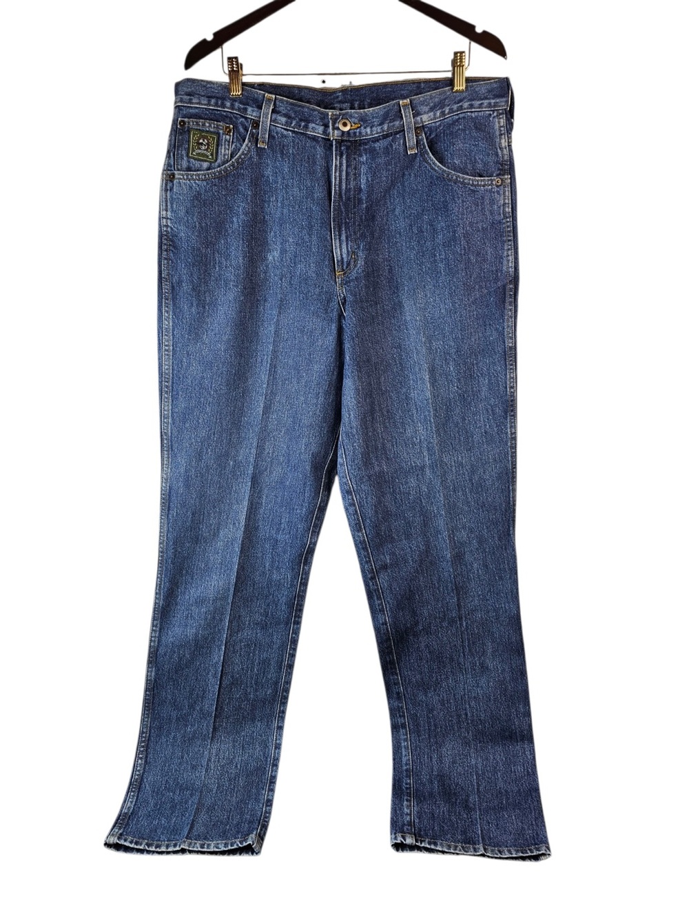 Cinch Mens 36x36 Green Label Relaxed Fit Original Medium Wash Denim Jeans MB9083